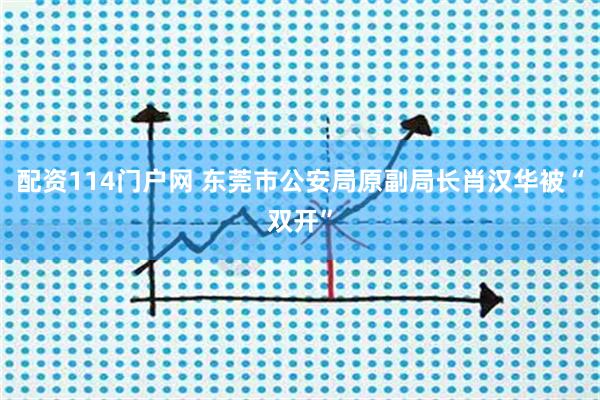 配资114门户网 东莞市公安局原副局长肖汉华被“双开”
